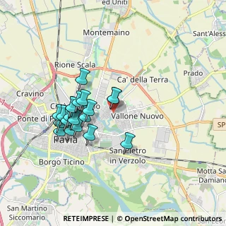 Mappa Piazzale del Crosione, 27100 Pavia PV, Italia (1.604)