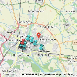 Mappa Piazzale del Crosione, 27100 Pavia PV, Italia (1.90583)