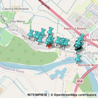 Mappa Via Achille Grandi, 27100 Pavia PV, Italia (0.412)
