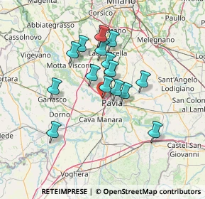 Mappa Via Achille Grandi, 27100 Pavia PV, Italia (11.064)