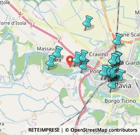 Mappa Via Achille Grandi, 27100 Pavia PV, Italia (1.961)