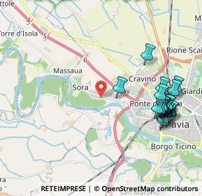 Mappa Via Achille Grandi, 27100 Pavia PV, Italia (2.391)
