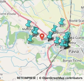 Mappa Via Achille Grandi, 27100 Pavia PV, Italia (1.579)