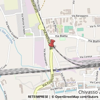 Mappa Via Foglizzo, 35, 10034 Chivasso, Torino (Piemonte)