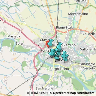 Mappa Via Cazzamali, 27100 Pavia PV, Italia (1.14727)