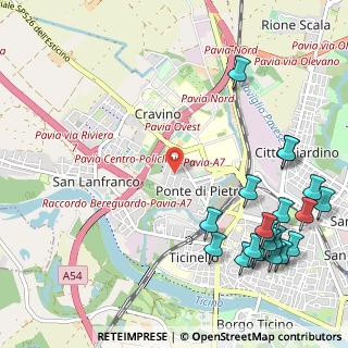Mappa Via Cazzamali, 27100 Pavia PV, Italia (1.48)