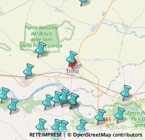 Mappa Via G. A. Irico, 13039 Trino VC, Italia (5.8885)