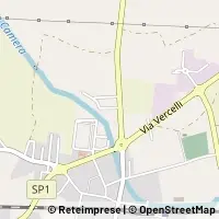 Mapa Crescentino