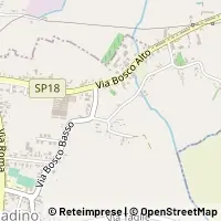 지도 Megliadino San Vitale