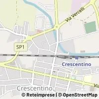Mapa Crescentino