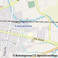 Mapa Crescentino