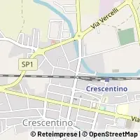 Karte Crescentino