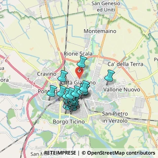 Mappa Via Rossi Aldo, 27100 Pavia PV, Italia (1.4855)