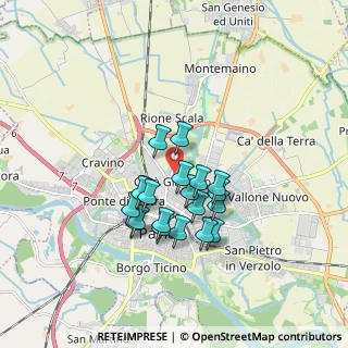 Mappa Via Rossi Aldo, 27100 Pavia PV, Italia (1.3805)