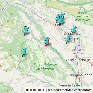 Mappa Piazza XXV Aprile, 10070 Robassomero TO, Italia (4.25182)