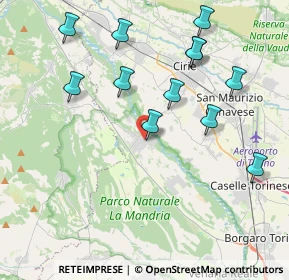 Mappa Piazza XXV Aprile, 10070 Robassomero TO, Italia (4.26083)