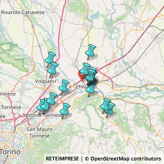 Mappa Via Montegrappa, 10034 Chivasso TO, Italia (5.51)