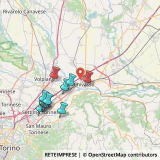 Mappa Via Montegrappa, 10034 Chivasso TO, Italia (8.23583)