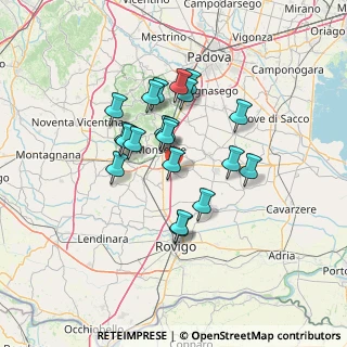 Mappa Via Rezzole, 35020 Pozzonovo PD, Italia (11.058)