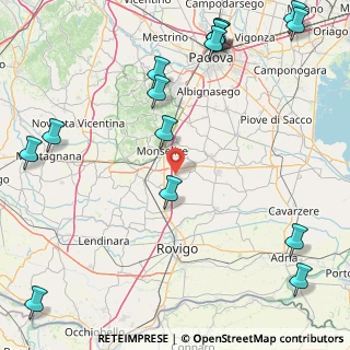 Mappa Via Finco Don A., 35020 Pozzonovo PD, Italia (24.602)