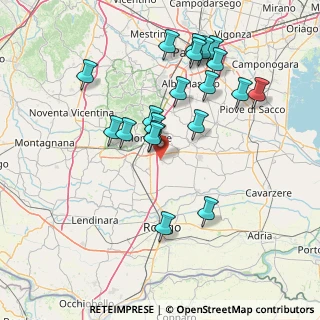 Mappa Via Rezzole, 35020 Pozzonovo PD, Italia (14.9225)