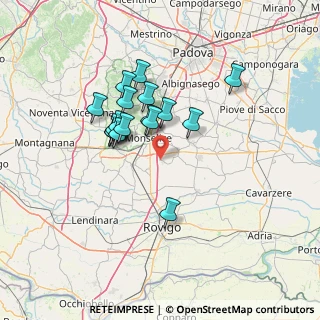 Mappa Via Finco Don A., 35020 Pozzonovo PD, Italia (11.48706)