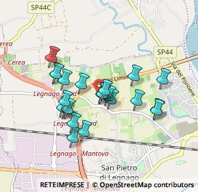 Mappa Via Interna, 37045 Legnago VR, Italia (0.75)