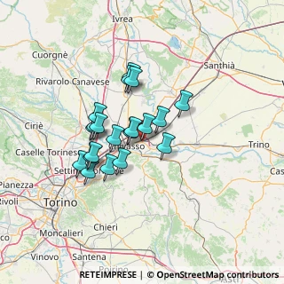 Mappa Via S. Tommaso, 10034 Chivasso TO, Italia (10.592)