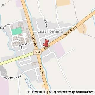 Mappa Via San Rocco, 4, 46040 Casalromano, Mantova (Lombardia)