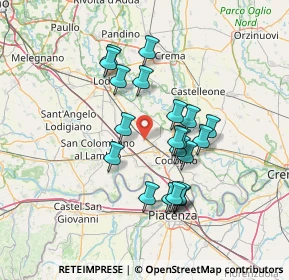 Mappa Vicolo Alessandro Volta, 26841 Casalpusterlengo LO, Italia (12.0805)