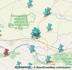 Mappa Largo Rodari, 13039 Trino VC, Italia (5.392)