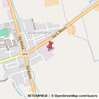 Mappa Via San Rocco, 10, 46040 Casalromano, Mantova (Lombardia)