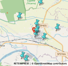 Mappa Via Fratelli Pretti, 13039 Trino VC, Italia (2.06273)