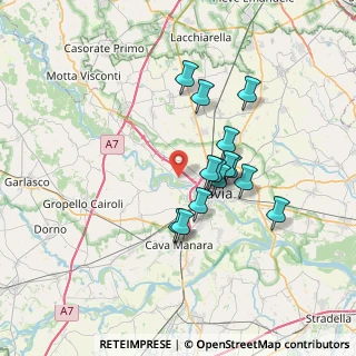Mappa Via Rina Monti Stella, 27100 Pavia PV, Italia (5.79286)