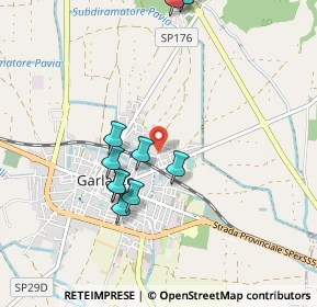Mappa Via Pagliazzo, 27026 Garlasco PV, Italia (0.99182)