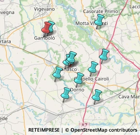 Mappa Via Pagliazzo, 27026 Garlasco PV, Italia (5.99615)