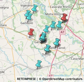 Mappa Via Pagliazzo, 27026 Garlasco PV, Italia (5.7255)