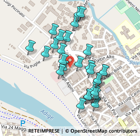 Mappa Via Visconti Caterina, 37045 Legnago VR, Italia (0.21379)