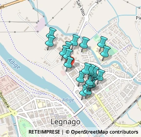 Mappa Via Visconti Caterina, 37045 Legnago VR, Italia (0.326)