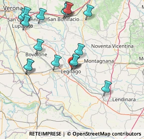 Mappa Via Giovanni da Legnago, 37045 Legnago VR, Italia (17.94563)