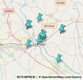 Mappa Via Giovanni da Legnago, 37045 Legnago VR, Italia (2.56636)