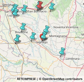 Mappa Via Fratelli Cairoli, 37045 Legnago VR, Italia (17.89063)