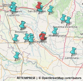 Mappa Via Fratelli Cairoli, 37045 Legnago VR, Italia (17.197)