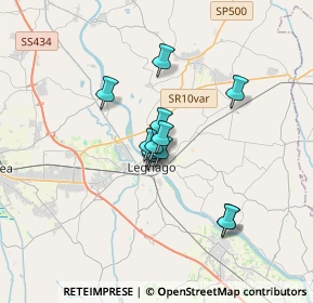 Mappa Via Fratelli Cairoli, 37045 Legnago VR, Italia (2.2675)