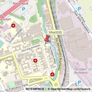 Mappa Via Forlanini, 7, 27100 Pavia, Pavia (Lombardia)