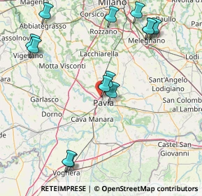 Mappa Via Forlanini, 27100 Pavia PV, Italia (19.22538)