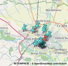 Mappa Via Forlanini, 27100 Pavia PV, Italia (1.5065)