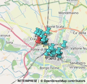 Mappa Via Forlanini, 27100 Pavia PV, Italia (0.978)