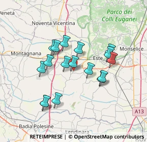 Mappa SP 91, 35040 Ponso PD, Italia (6.10647)