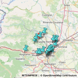 Mappa Località Grangia Pol, 10070 Robassomero TO, Italia (12.9355)